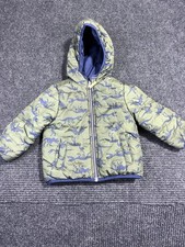 Carters Boys Reversible Dinosaur Puffer Jacket/Coat