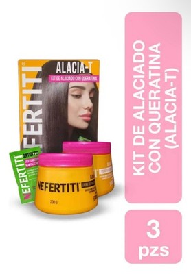 Nefertiti Keratin Hair Straightening Cream Kit   Formaldehyde-Free