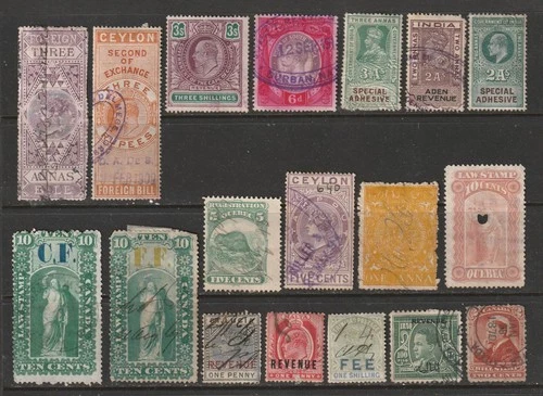 (A517) GB & Commonwealth Fiscals, Revenues, Back of the Book etc (9 scans)