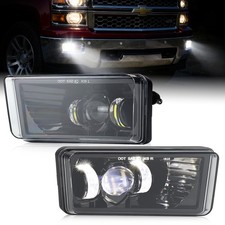 LED Fog Lights Assembly for Chevrolet Silverado 2007-2016,2007-2015 Suburban Tah