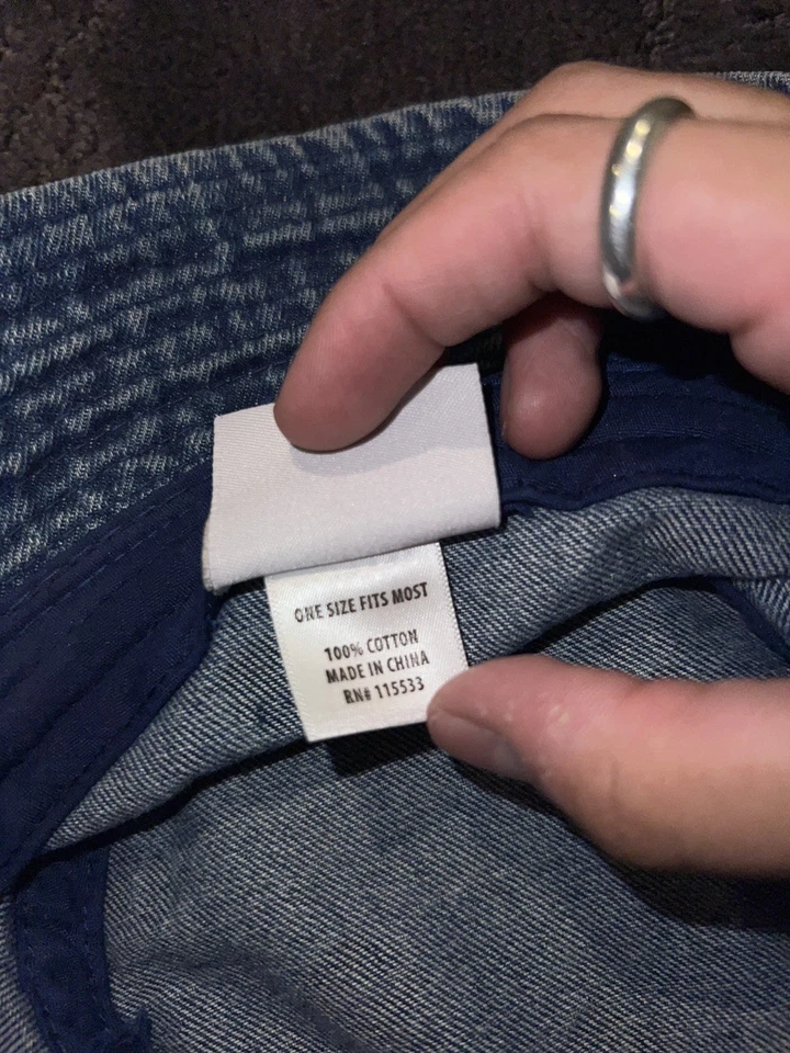 Sombrero cubo vaquero vintage Y2K SeaWorld estampado por todas partes talla única 8,5 pulgadas  Foto 2 de 4