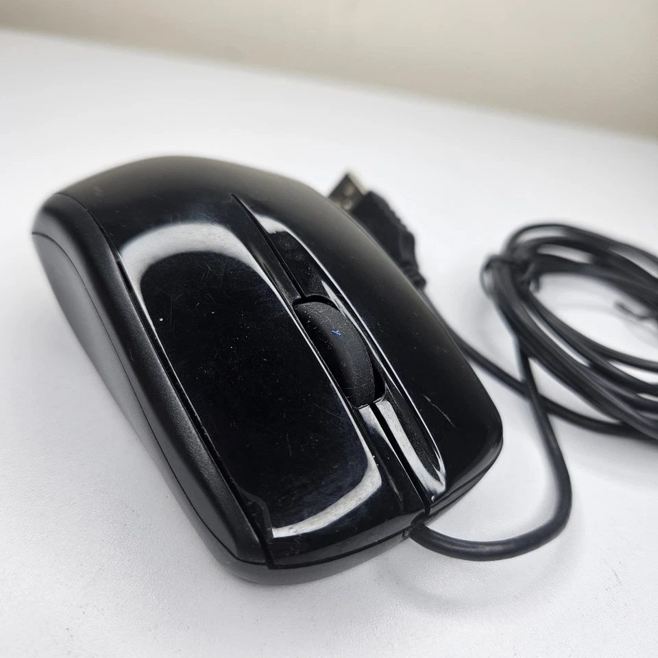 APIN MS .11200-081 Wired USB Mouse Black Tested - Image 3 of 4
