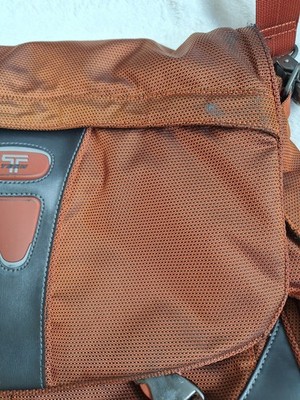 Tumi T-Tech Ballistic Nylon Expandable Messenger Bag Laptop Orange