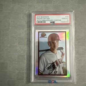 Shohei Ohtani 2019 Bowman #B30-SO 30th Anniversary Chrome