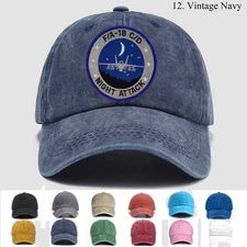 Customized Embroidered Hat Fa-18 Cd Night Attack Squadron, Trucker Hat, Gift