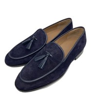 Gianvito Rossi JULIO Tassel Loafers/ Navy/ Size: 43