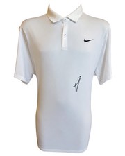 JANNIK SINNER SIGNED WHITE NIKE TENNIS POLO SHIRT (ACG CERT AG19134)