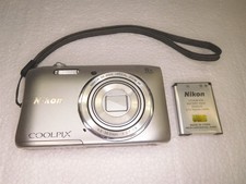 Nikon COOLPIX S3600 20.1MP Point Shoot Digital Camera w/Battery 1 S12