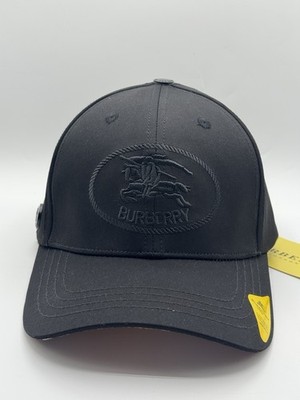 All Black Adjustable Baseball Cap Plaid Visor