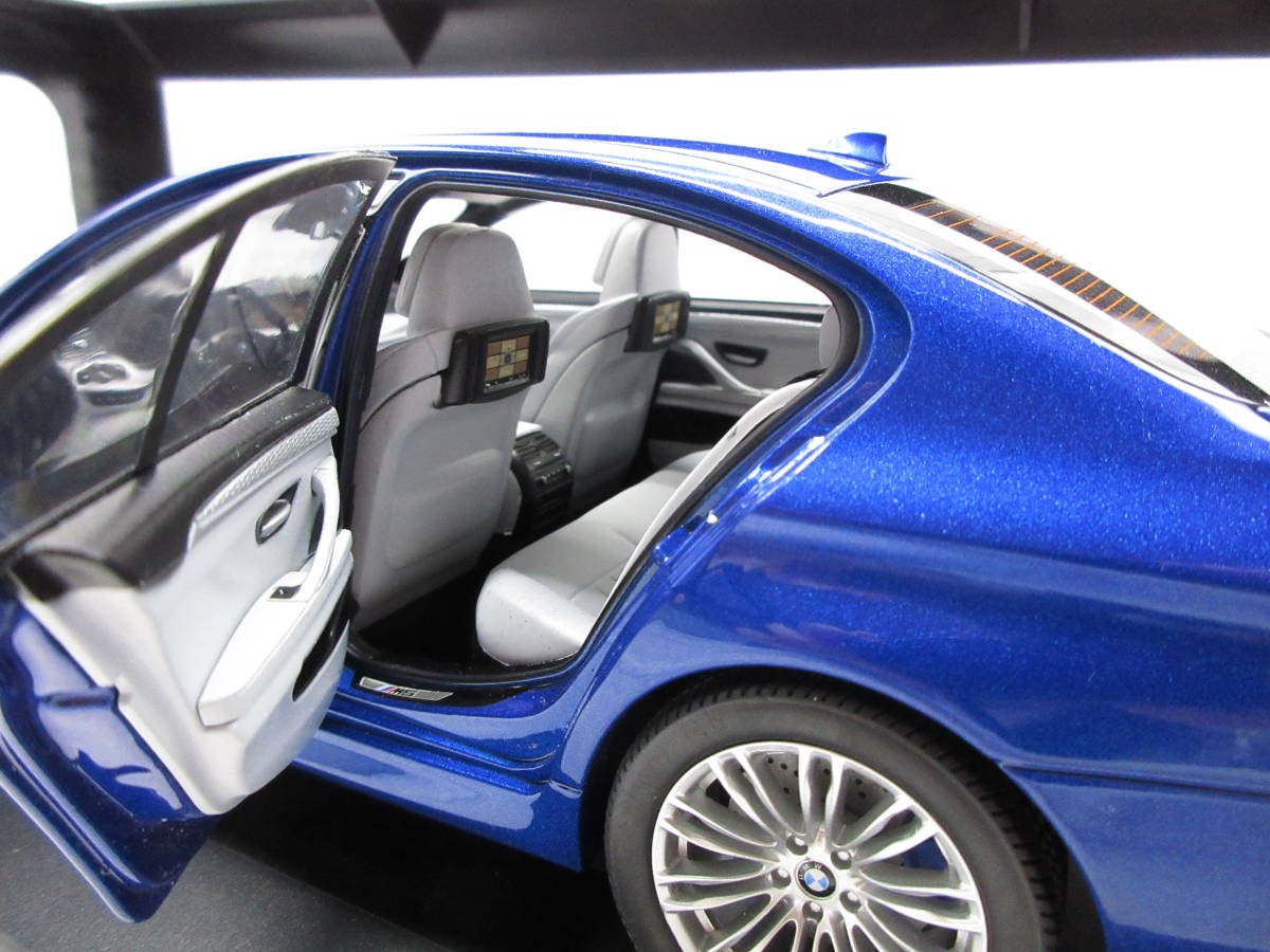 1/18 Bmw M5 Monte Carlo Blue Dealer Model Car Minicar | eBay