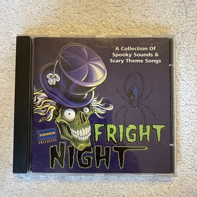 Blockbuster Exclusive Fright Night (CD, 1997) Spooky Sounds & Scary Theme Song -