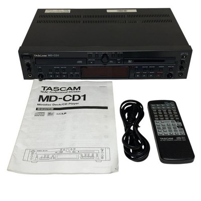 TASCAM MD-CD1 CD Player MiniDisc Recorder Audio Combo Very Good From Japan...