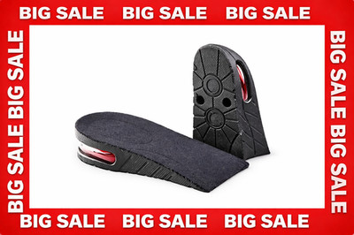 7.5Cm 6Cm 4.5Cm 3Cm Air Cushion Elevator Shoe Insole Lifts Inserts Half Insoles 