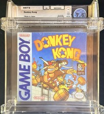 Donkey Kong (Nintendo Game Boy 1994) WATA 7.5 A+ Factory Sealed