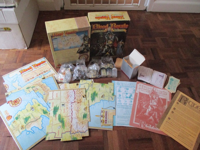 Blood Royale Board Game 1987 by Games Workshop COMPLETE  apart from dice