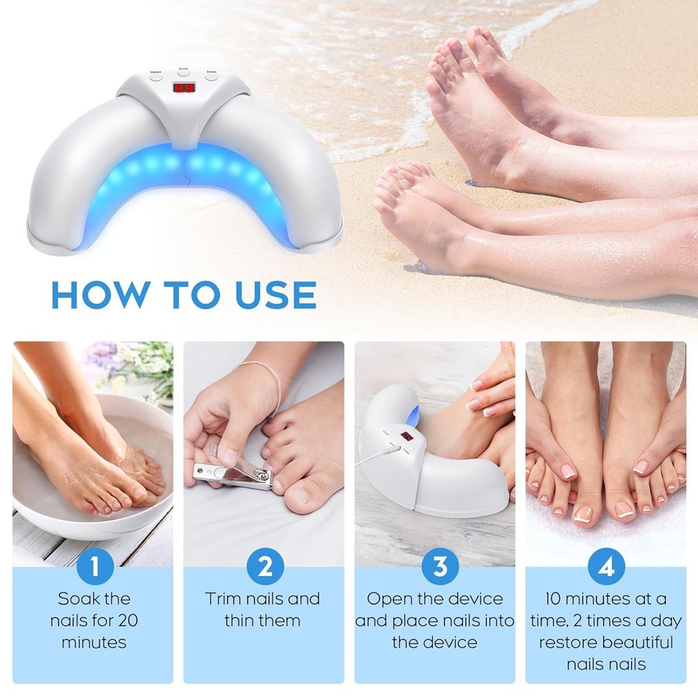 Toenail Fungus Funga Light Beam Device Treatment Therapy Style Toe Nail Fungal | eBay