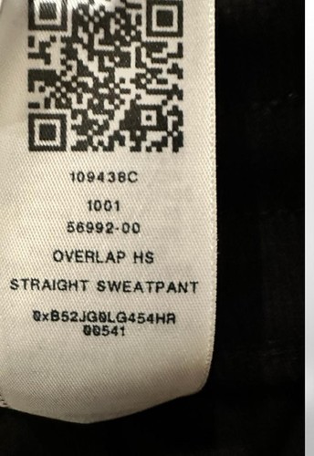 True Religion Sweatpants Mens Large Black Overlap HS Straight Logo Joggers New - Picture 6 of 8