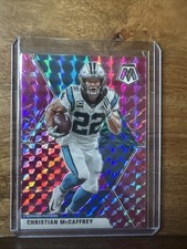 2020 Panini Mosaic #36 Christian McCaffrey Pink Camo Prizm 49ers Panthers