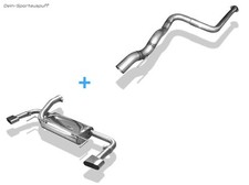 Fox Edelstahl Duplex Racing-Komplettanlage ab Kat Opel Astra J OPC