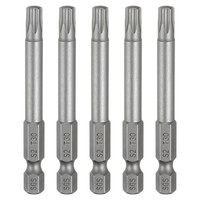 "5X T30 Torx Bit 1/4\" 65Mm S2 Stahl FüR Torx Schrauben"