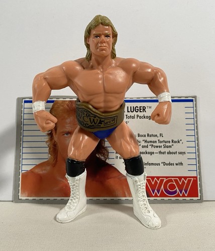 1990 Galoob WCW Lex Luger 5? Action Figure � Vinta...