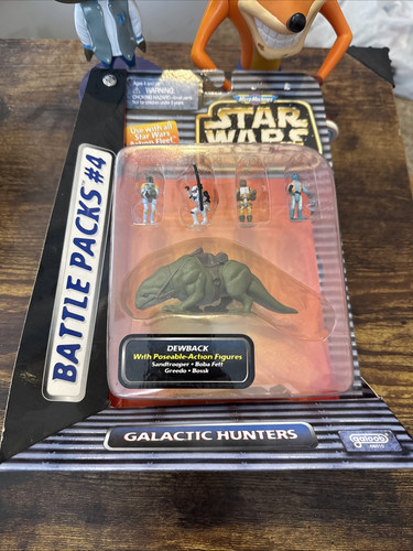 Neu 1996 Star Wars Micro Machines Action Fleet Battle Packs #4 Dewback - Bild 10 von 10