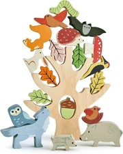 Tender Leaf Toys - Stacking Forest - Wooden Animal Balancing Game