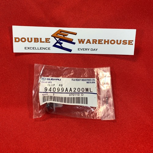 NOS OEM Subaru 94099AA200ML Lower Front Side Trim Panel Clip Gray ONE PER ORDER - Picture 1 of 2