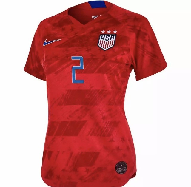 Nike USWNT USA Pugh Number 2 Soccer Jersey Cj7022 Red Women's Medium for sale online | eBay