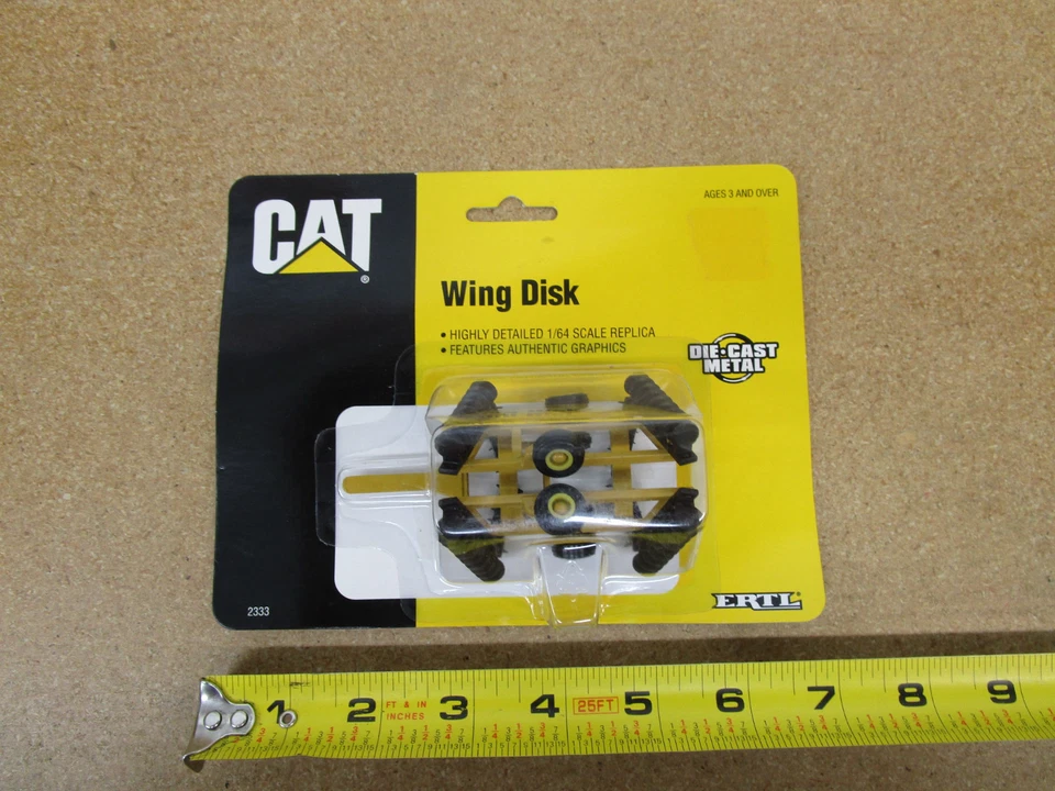 CAT Wing Disk disc ERTL 1/64 NIP implement diecast toy farm B3 Z - Image 3 of 4