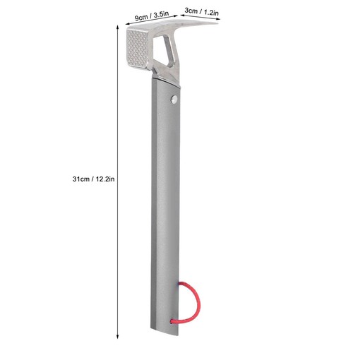 Camping Claw Hammer Multi-Functional Tent Stake Hammer Portable Stainless Ste... - Picture 3 of 9