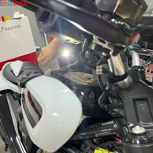Mini luz intermitente LED delantera con soporte para Harley Sportster S RH1250S 21-24 - Imagen 8 de 10
