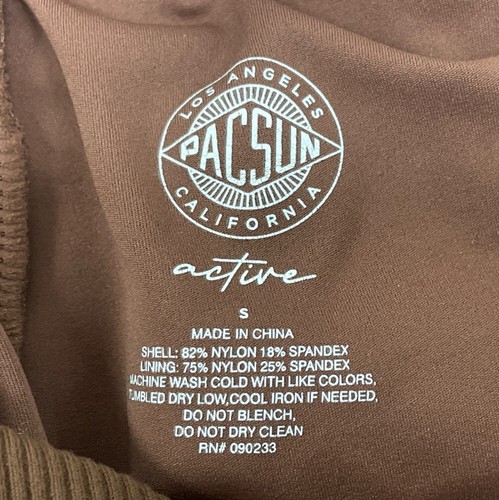 PacSun Womens Brown Active Ribbed Pleated Skort Sz S - Bild 11 von 12