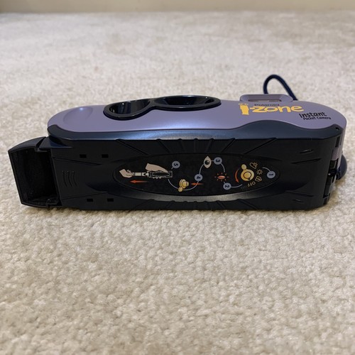Polaroid i-Zone Instant Film Pocket Camera Blue Mini Photos Pictures Working - Picture 4 of 16