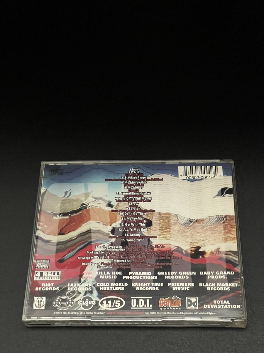 Anythang 4 Money Cold World Hustlers CD 1997 Bay Area Gangster Rap 