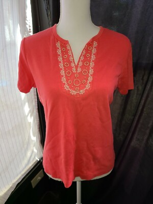 Classic elements Short Sleeved Salomon Colored Beaded Tshirt PM 
