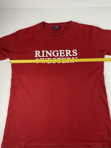 Ringers Western Unisex Red 100% Cotton T shirt Size L - Picture 6 of 11