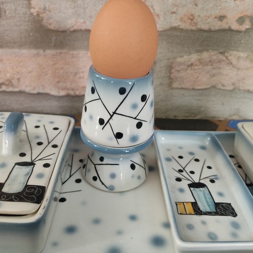 ALFA CERAMICA CERAMICHE SESTO FIORENTINO set colazione per due Vintage - Foto 4 di 18