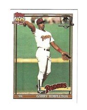 1991 Topps Operation Desert Shield #253 Garry Templeton Padres FREE SHIP
