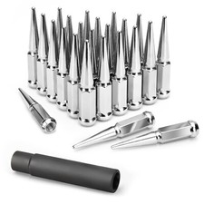 KSP 24pcs M14x1.5 Spike Lug Nuts for Chevy Silverado Sierra 1500 GMC Sierra 1500