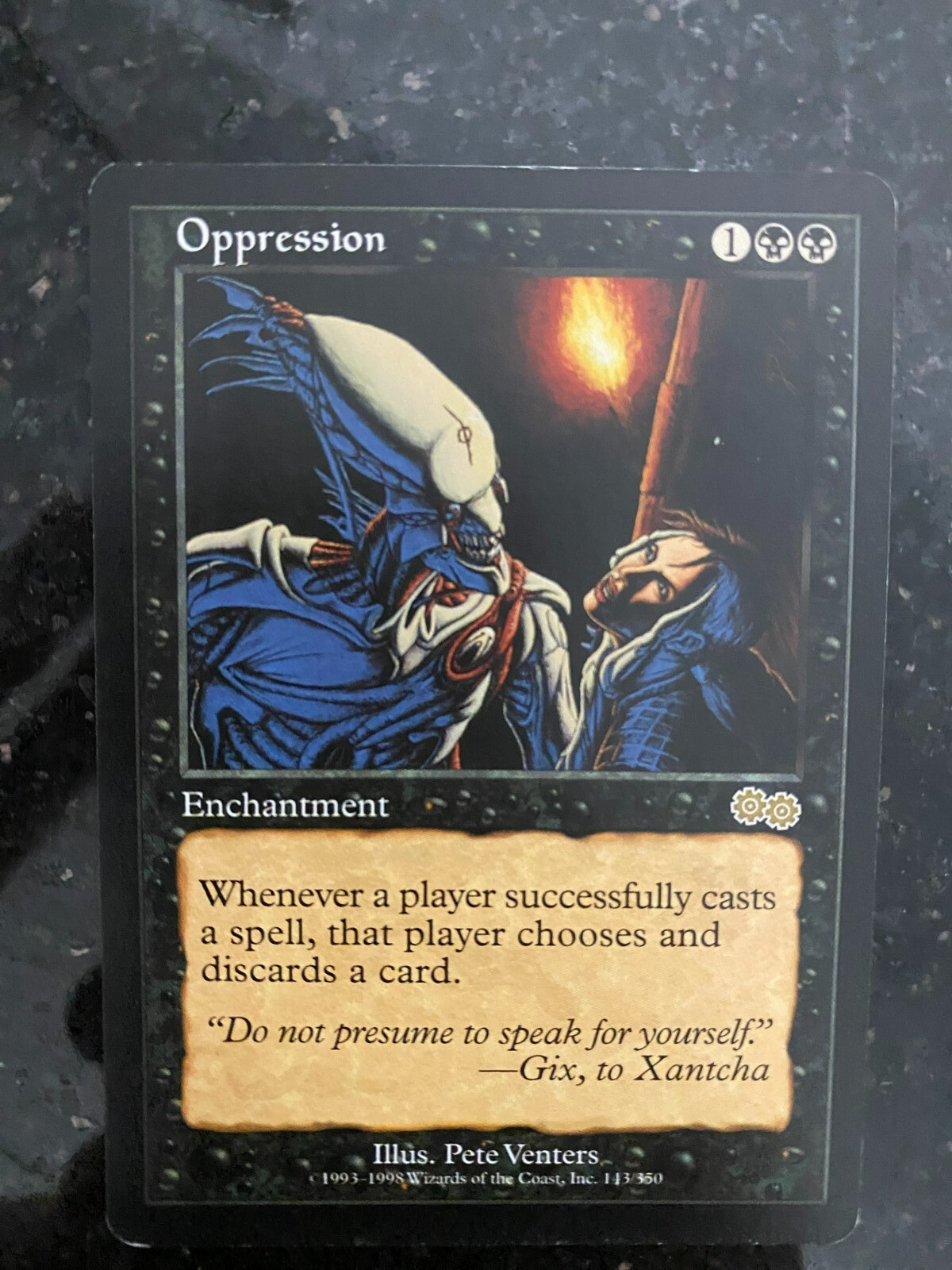 MTG Oppression Urza's Saga MINT