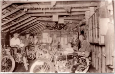 Harley Davidson Motorcycle Shop in Roseburg Oregon 1921 Photo Reprint