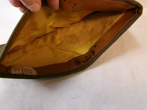 Vintage Green Wool US Military Hat Size 6 7/8 - Picture 8 of 10