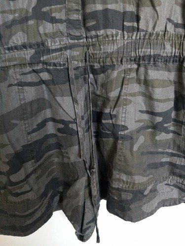 EXPRESS Camu Romper Jumper Overall Dress Skort size L - Picture 3 of 4