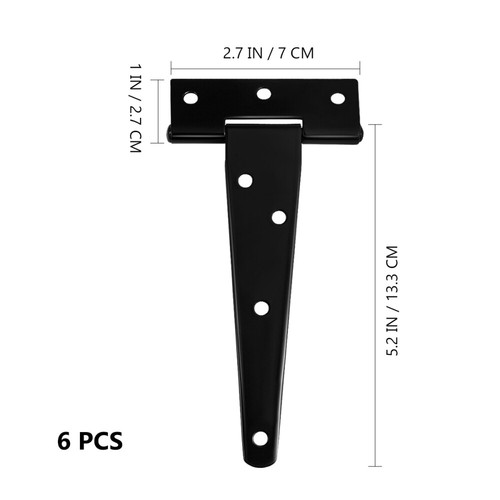 T-strap Shed Hinge Strap Hinges Gate Hinges Wooden Fences Gate Strap Hinge - Picture 5 of 9