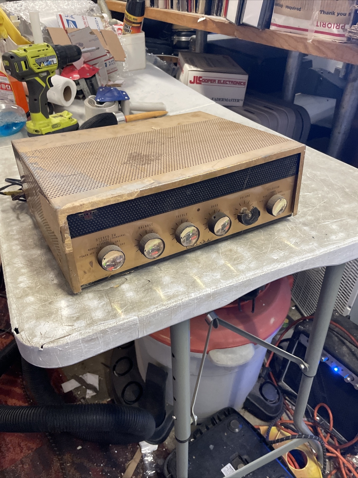 Vintage Calrad SA30 Tube Stereo Integrated Amplifier untested for parts eBay