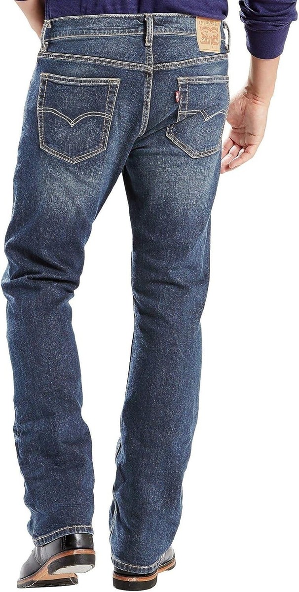 Levi's Men's 527 Standard Bootcut Fit Jeans Wave Allusions-Stretch