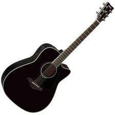 Yamaha FGX830C Acoustic Electric Guitar - Black