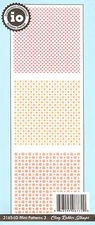Mini Patterns #3, Background Unmounted Stamp IMPRESSION OBSESSION - NEW, 3165-LG