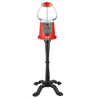 Nostalgia 15 in. Vintage Red Gumball Machine Bank with Stand